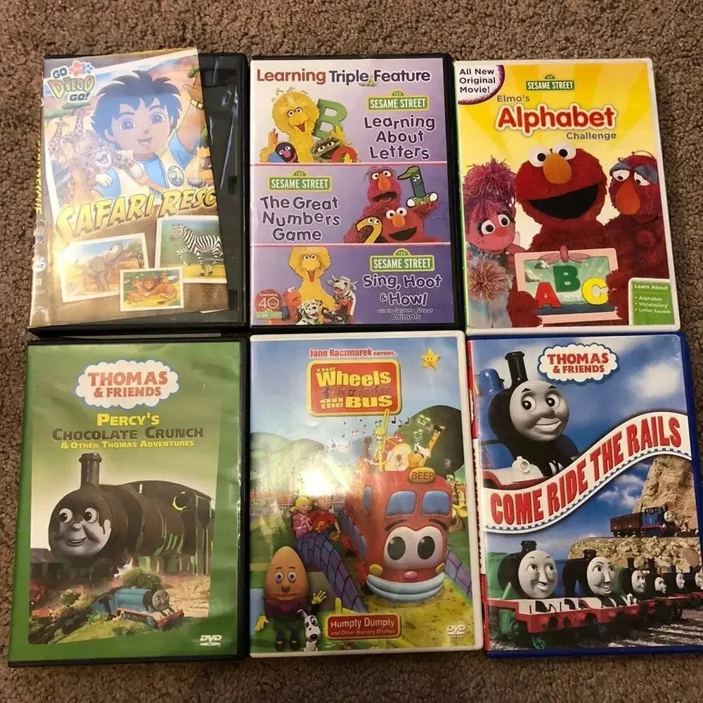 Vintage Dvds Sesame Street Thomas  Friend Nick Jr